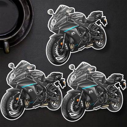 Suzuki GSX-R600 2023-24 Inspired Stickers - Set of 3 Biker Motorcycle Decals