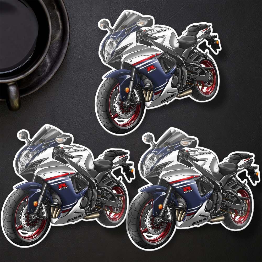 Suzuki GSX-R600 2023-24 Inspired Stickers - Set of 3 Biker Motorcycle Decals