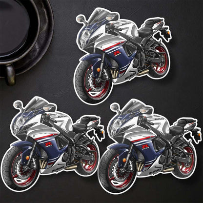 Suzuki GSX-R600 2023-24 Inspired Stickers - Set of 3 Biker Motorcycle Decals