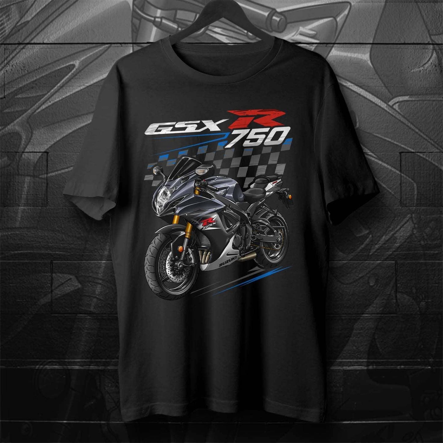 Suzuki GSX-R750 2015-16 Inspired T-Shirt - Motorcycle Tee Shirt