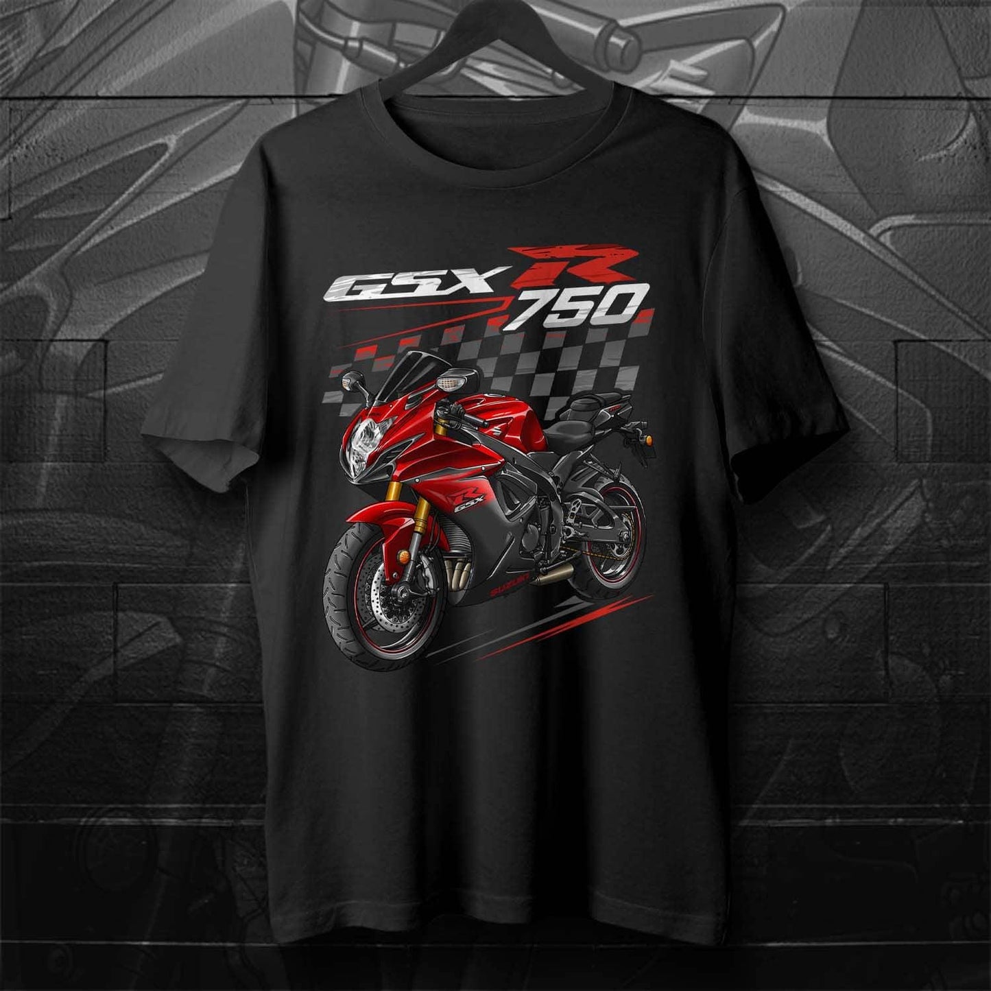 Suzuki GSX-R750 2011-14 Inspired T-Shirt - Motorcycle Tee Shirt