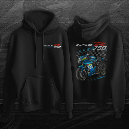 Suzuki GSX-R750 2015-16 Inspired Hoodie - Motorcycle Sweatshirt