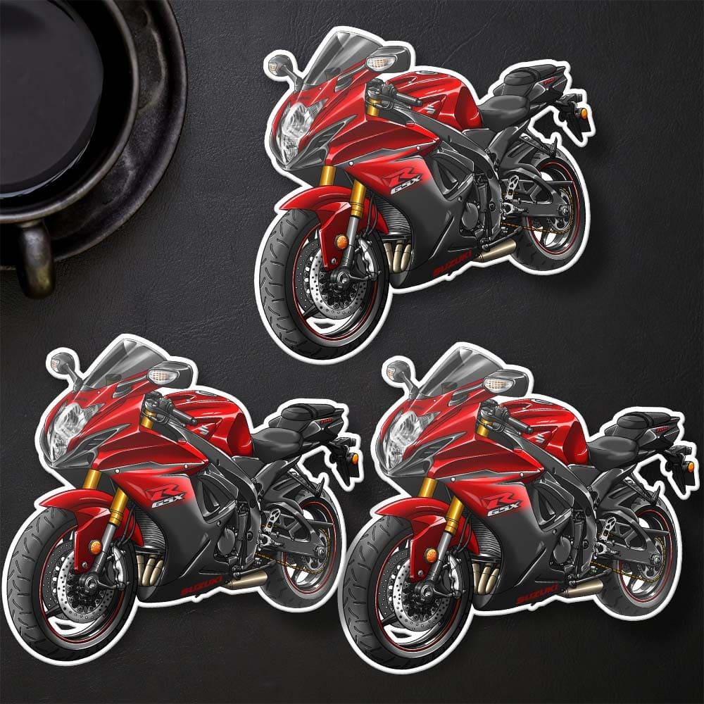 Suzuki GSX-R750 2011-14 Inspired Stickers - Set of 3 Motorcycle Decals