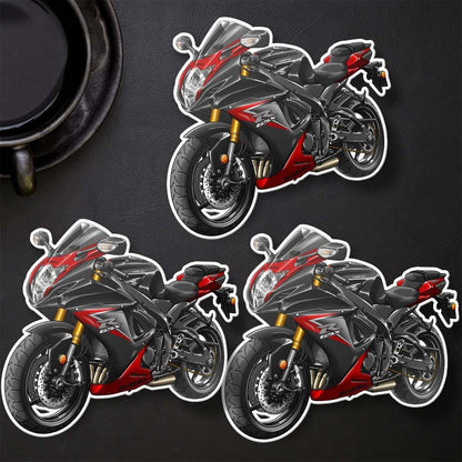 Suzuki GSX-R750 2011-14 Inspired Stickers - Set of 3 Motorcycle Decals