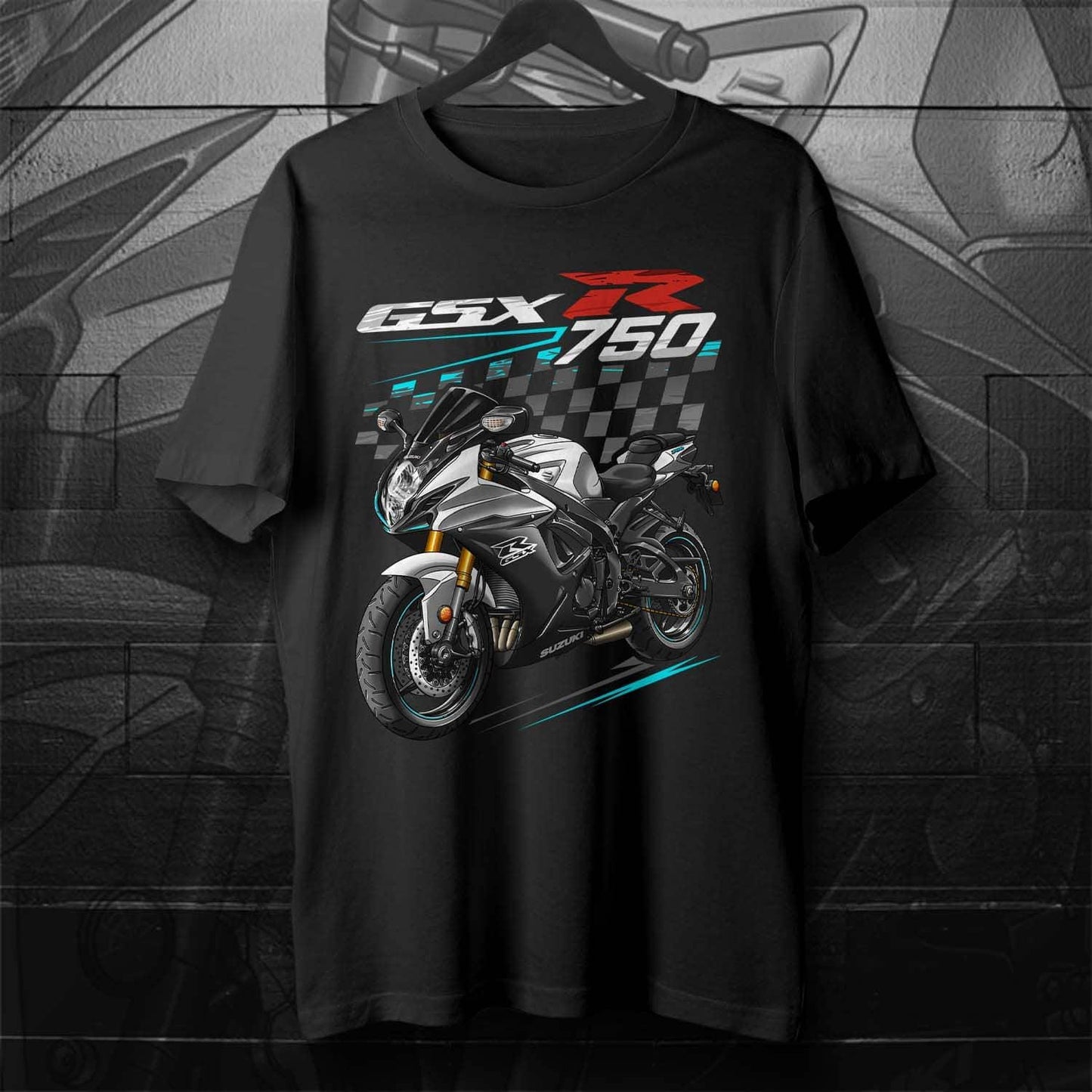 Suzuki GSX-R750 2017-20 Inspired T-Shirt - Motorcycle Tee Shirt