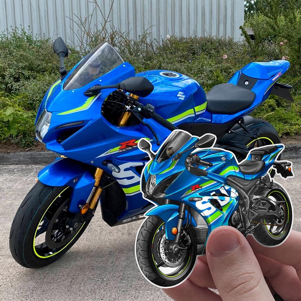 Suzuki GSXR 1000 2024 Inspired Stickers - Set of 3 Motorcycle Decals