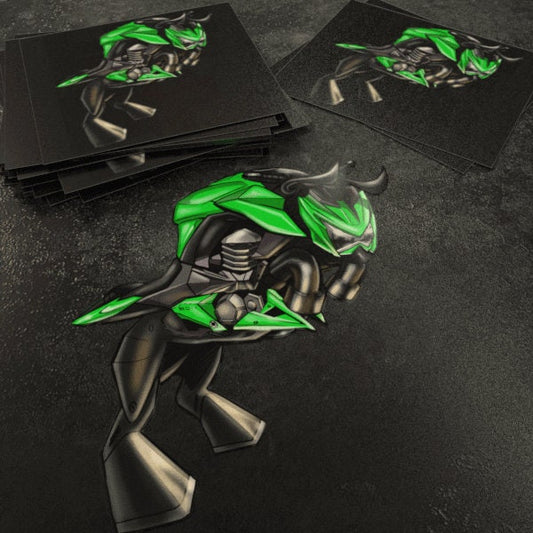 Kawasaki Z 800 Inspired Stickers - Set of 3 Motorcycle Decals for Riders