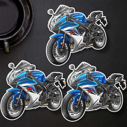 Suzuki GSX-R600 2011-15 Inspired Stickers - Set of 3 Biker Motorcycle Decals