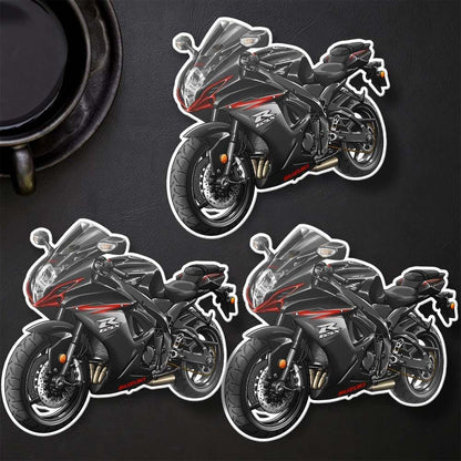 Suzuki GSX-R600 2011-15 Inspired Stickers - Set of 3 Biker Motorcycle Decals