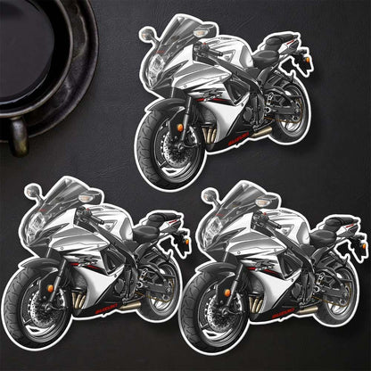 Suzuki GSX-R600 2011-15 Inspired Stickers - Set of 3 Biker Motorcycle Decals