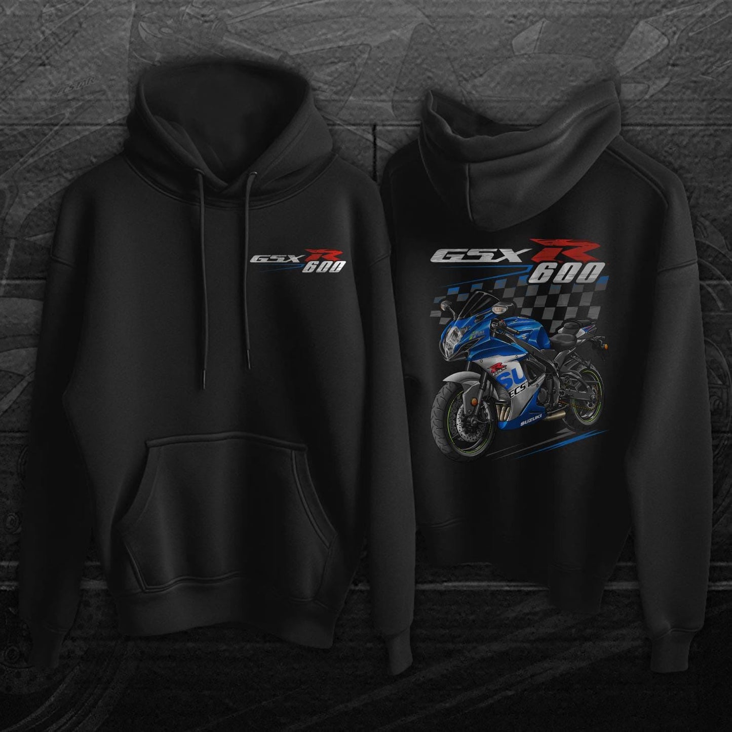 Suzuki GSX-R600 2019-22 Inspired Hoodie - Motorcycle Sweatshirt