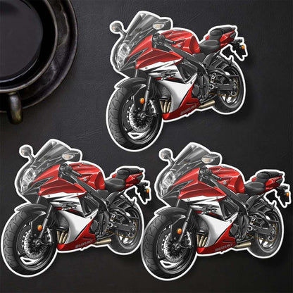 Suzuki GSX-R600 2011-15 Inspired Stickers - Set of 3 Biker Motorcycle Decals