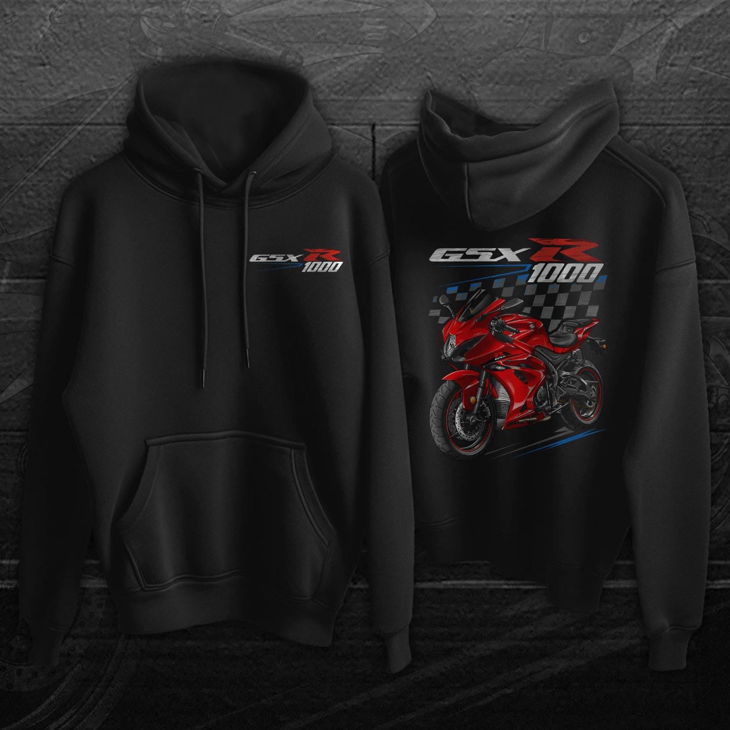 Suzuki GSXR 1000 2017-19 Inspired Hoodie - Motorcycle Sweatshirt