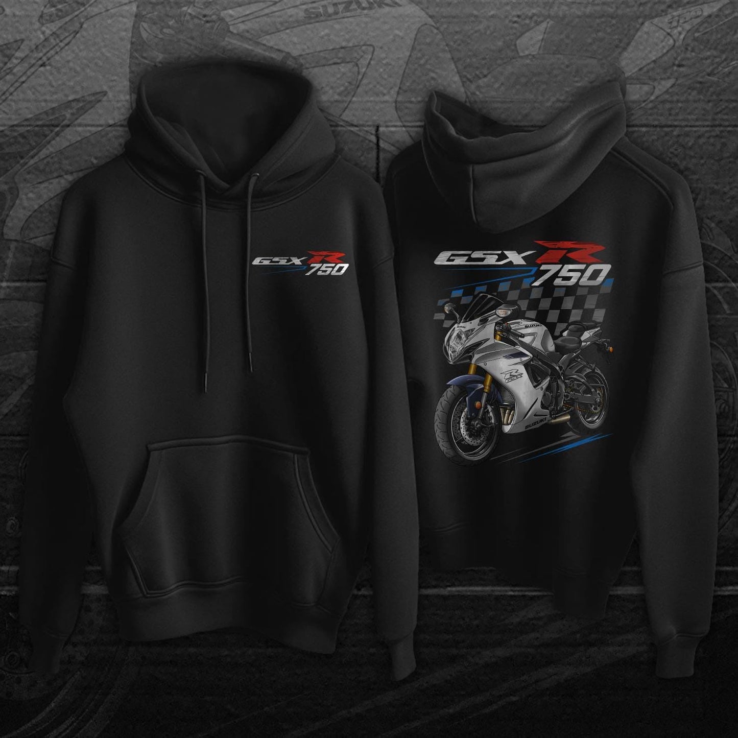 Suzuki GSX-R750 2021-23 Inspired Hoodie - Motorcycle Sweatshirt