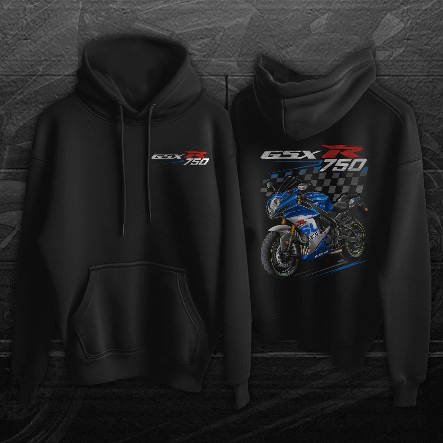 Suzuki GSX-R750 2021-23 Inspired Hoodie - Motorcycle Sweatshirt