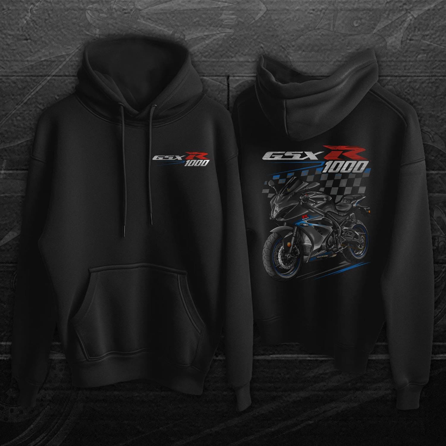 Suzuki GSXR 1000 2017-19 Inspired Hoodie - Motorcycle Sweatshirt
