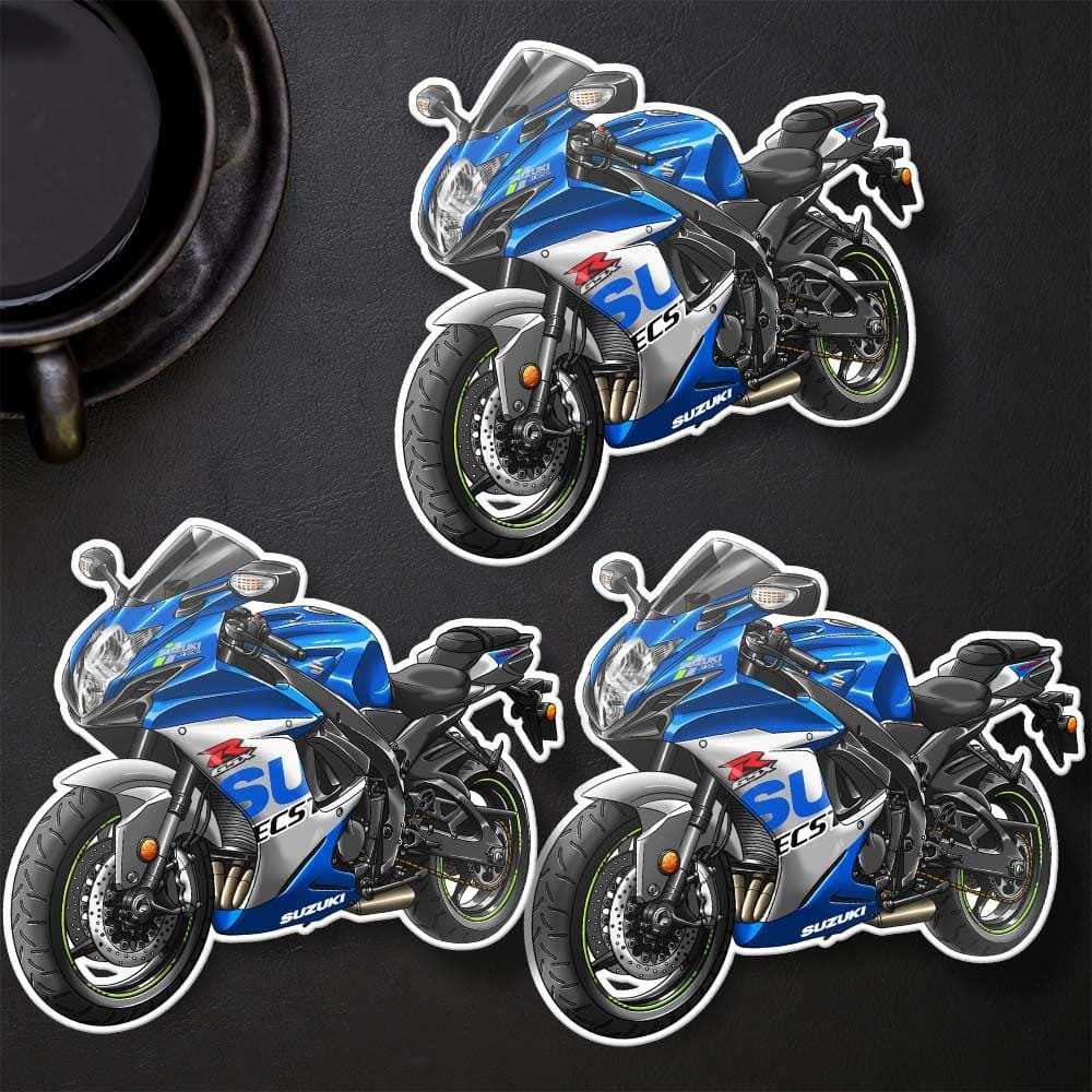 Suzuki GSX-R600 2019-22 Inspired Stickers - Set of 3 Biker Motorcycle Decals