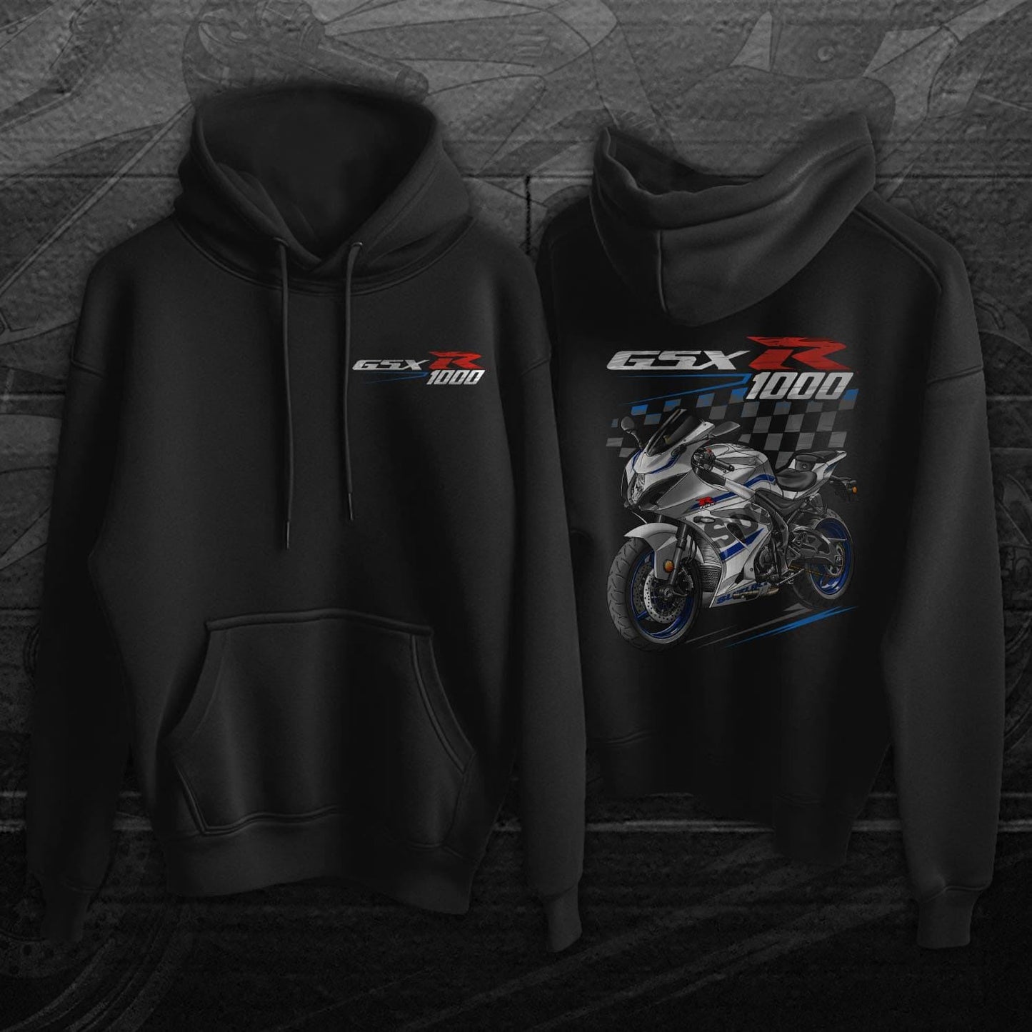 Suzuki GSXR 1000 2017-19 Inspired Hoodie - Motorcycle Sweatshirt