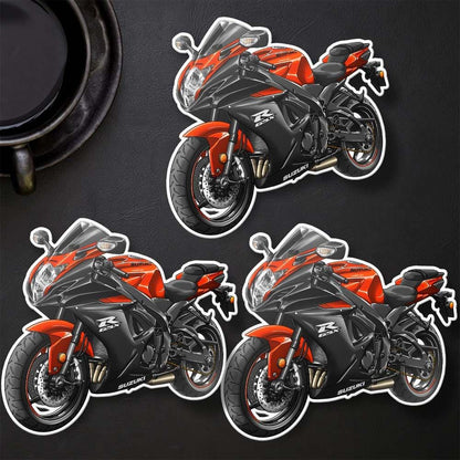 Suzuki GSX-R600 2019-22 Inspired Stickers - Set of 3 Biker Motorcycle Decals