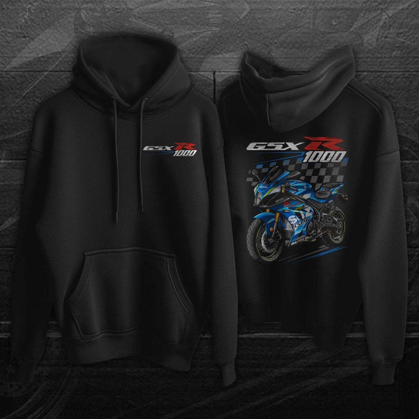 Suzuki GSXR 1000 2017-19 Inspired Hoodie - Motorcycle Sweatshirt
