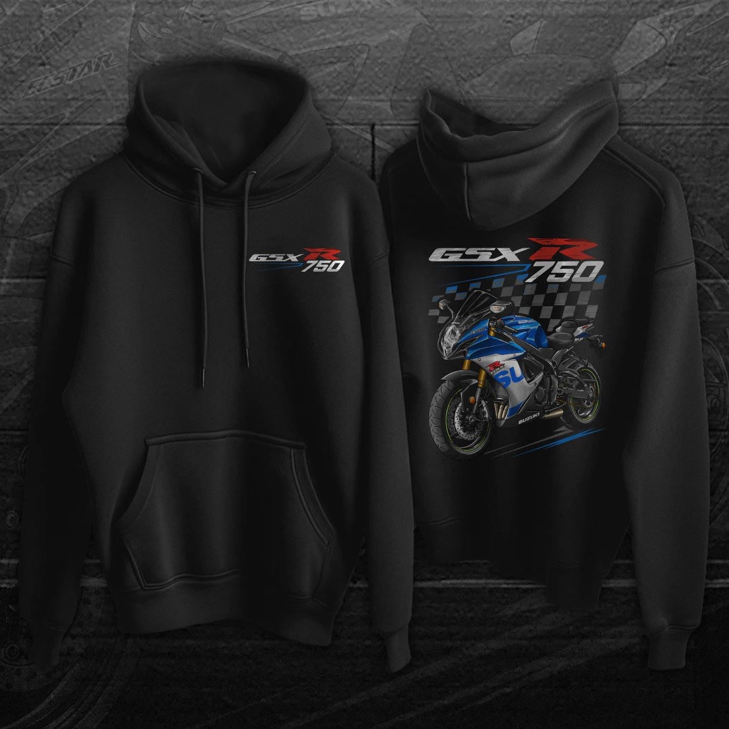 Suzuki GSX-R750 2021-23 Inspired Hoodie - Motorcycle Sweatshirt