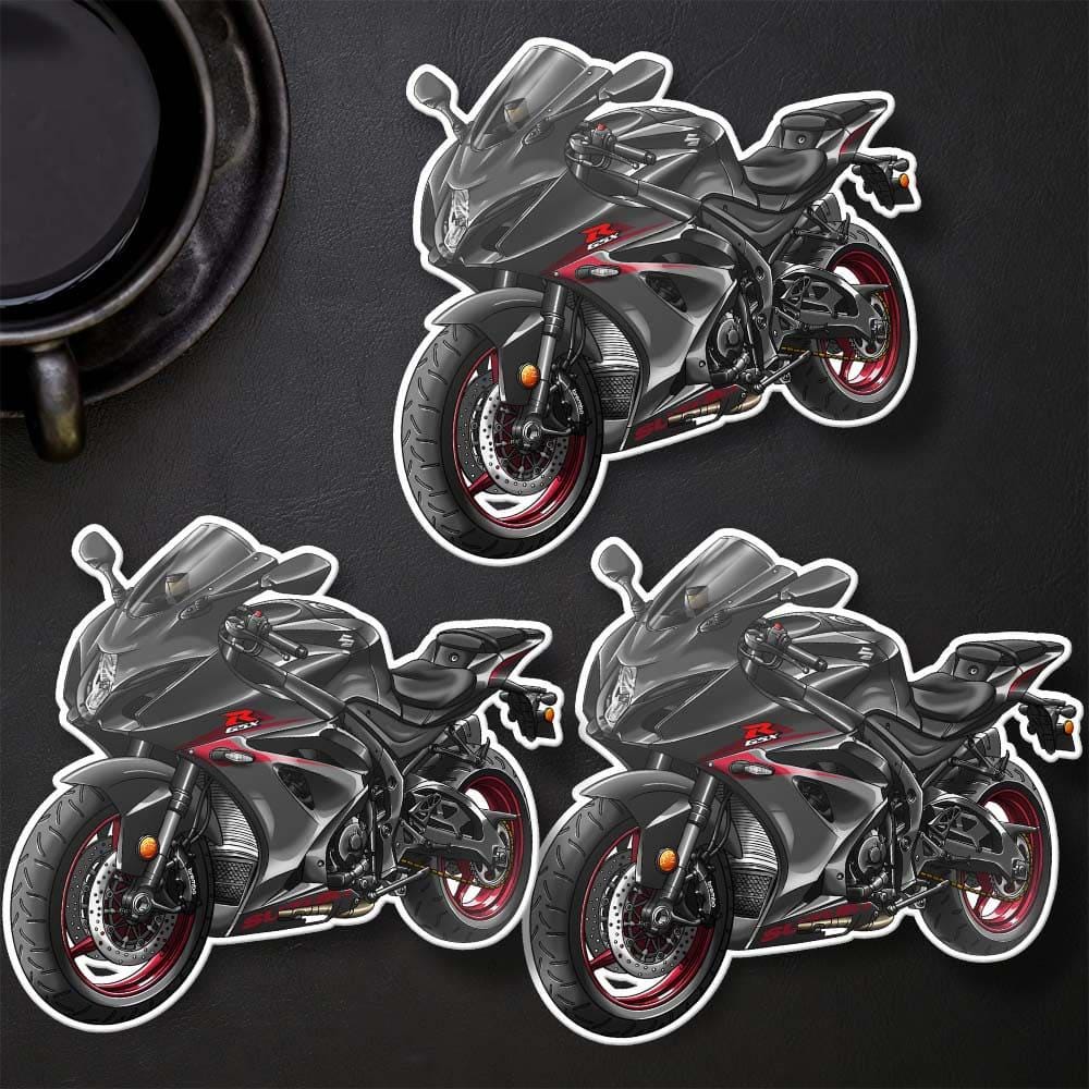 Suzuki GSXR 1000 2017-19 Inspired Stickers - Set of 3 Motorcycle Decals
