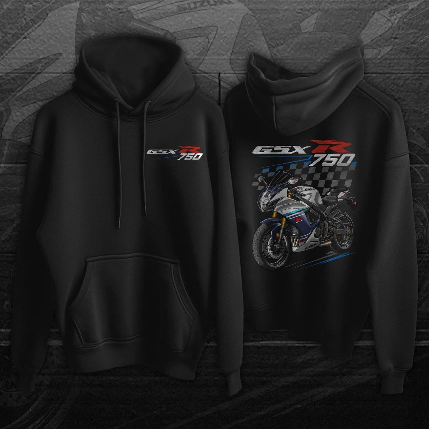 Suzuki GSX-R750 2021-23 Inspired Hoodie - Motorcycle Sweatshirt