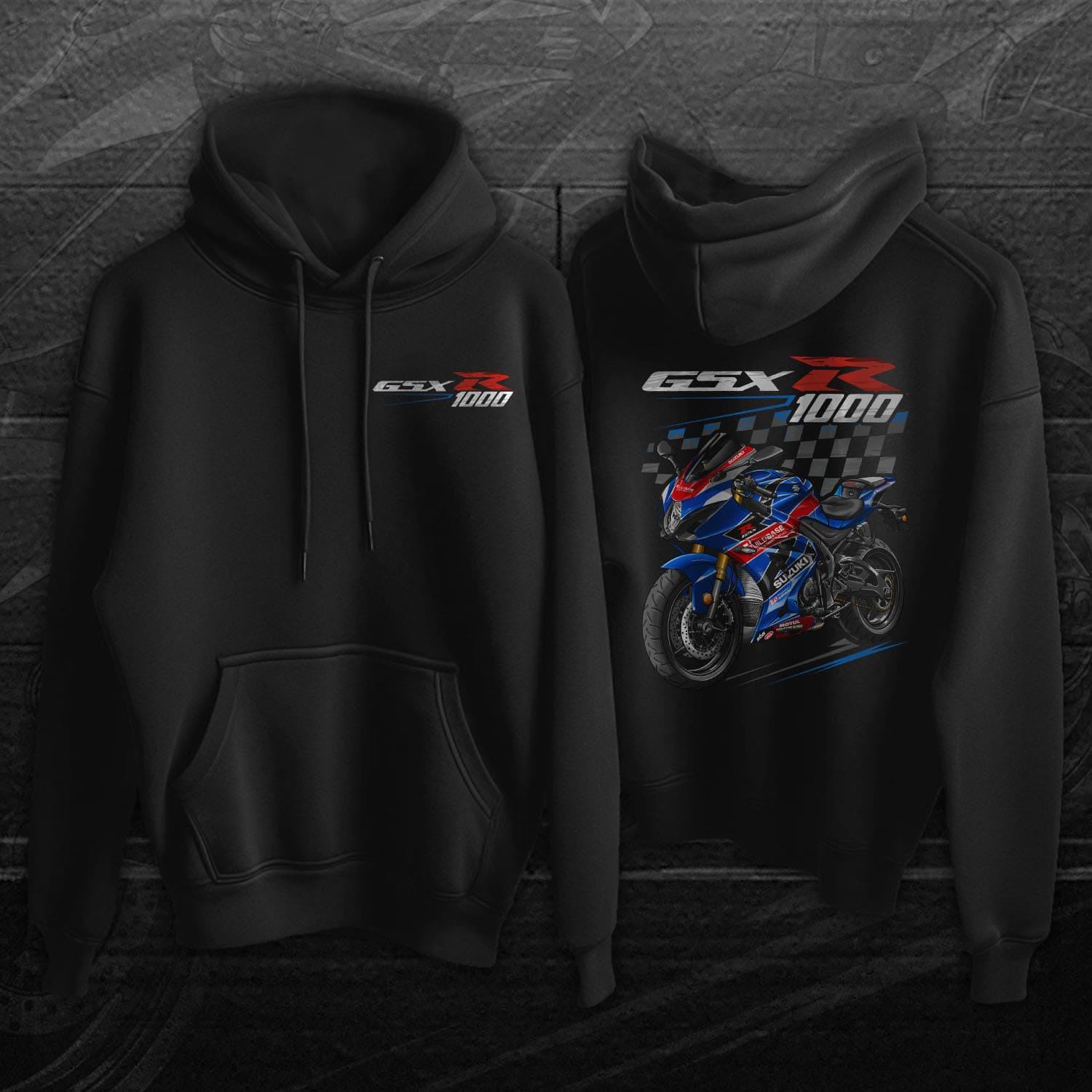 Suzuki GSXR 1000 2017-19 Inspired Hoodie - Motorcycle Sweatshirt