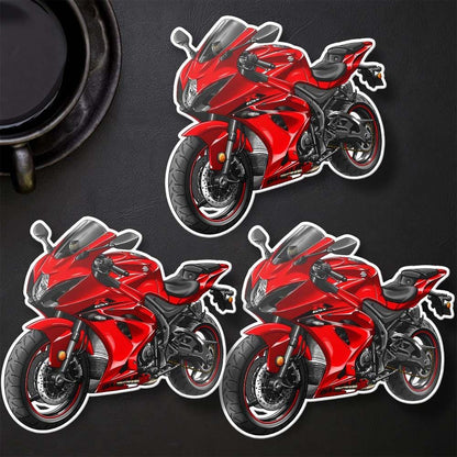 Suzuki GSXR 1000 2017-19 Inspired Stickers - Set of 3 Motorcycle Decals