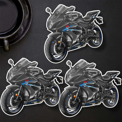 Suzuki GSXR 1000 2017-19 Inspired Stickers - Set of 3 Motorcycle Decals