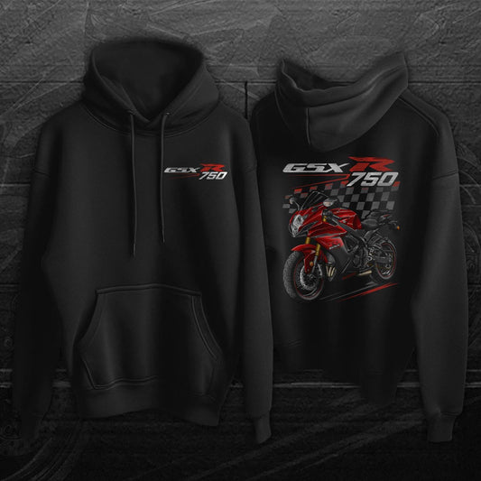 Suzuki GSX-R750 2011-14 Inspired Hoodie - Motorcycle Sweatshirt