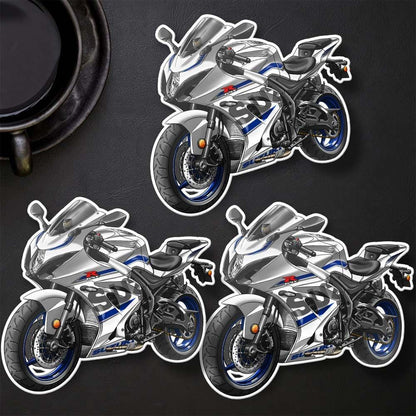 Suzuki GSXR 1000 2017-19 Inspired Stickers - Set of 3 Motorcycle Decals