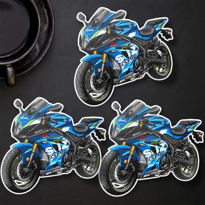 Suzuki GSXR 1000 2017-19 Inspired Stickers - Set of 3 Motorcycle Decals