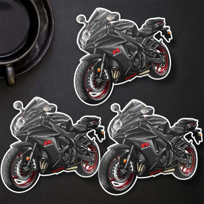 Suzuki GSX-R600 2016-18 Inspired Stickers - Set of 3 Biker Motorcycle Decals