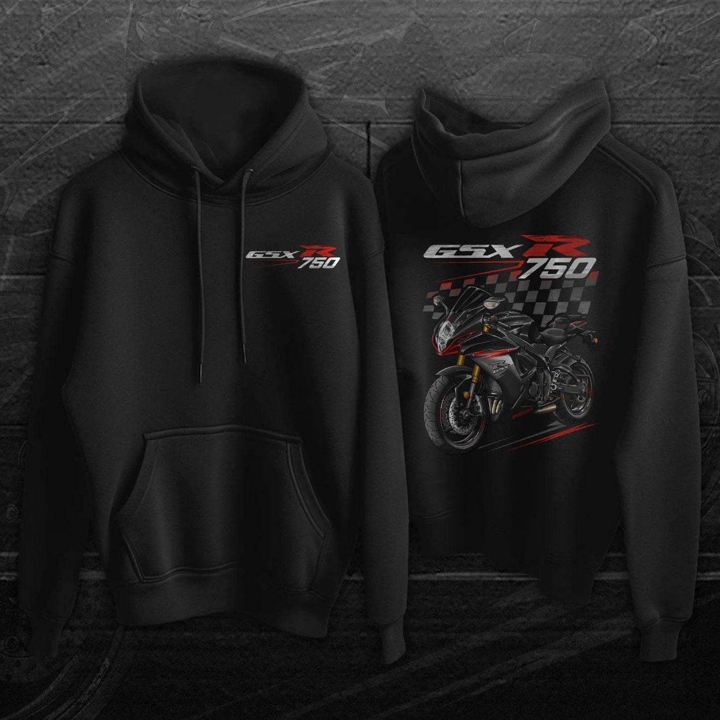 Suzuki GSX-R750 2011-14 Inspired Hoodie - Motorcycle Sweatshirt