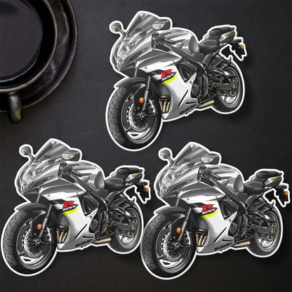 Suzuki GSX-R600 2016-18 Inspired Stickers - Set of 3 Biker Motorcycle Decals
