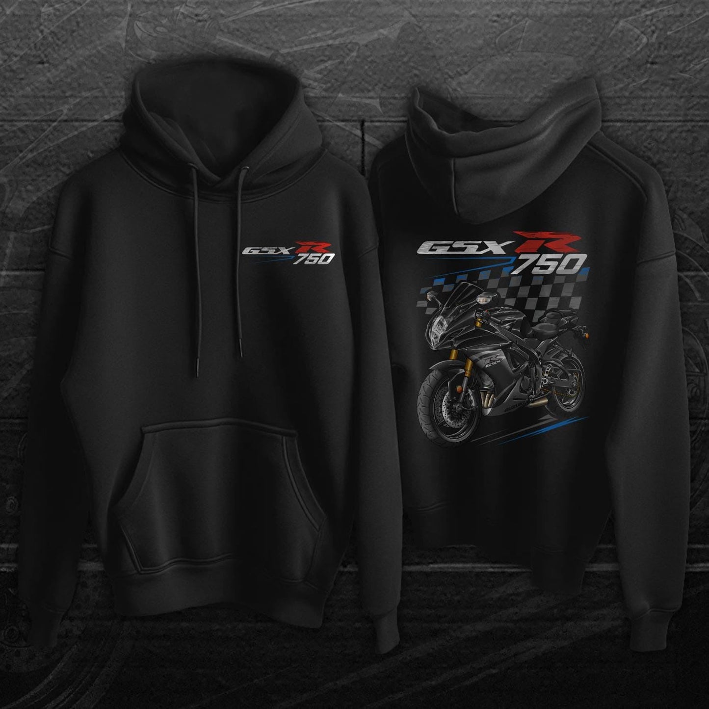 Suzuki GSX-R750 2011-14 Inspired Hoodie - Motorcycle Sweatshirt