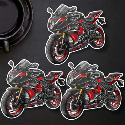 Suzuki GSXR 1000 2019-20 Inspired Stickers - Set of 3 Motorcycle Decals