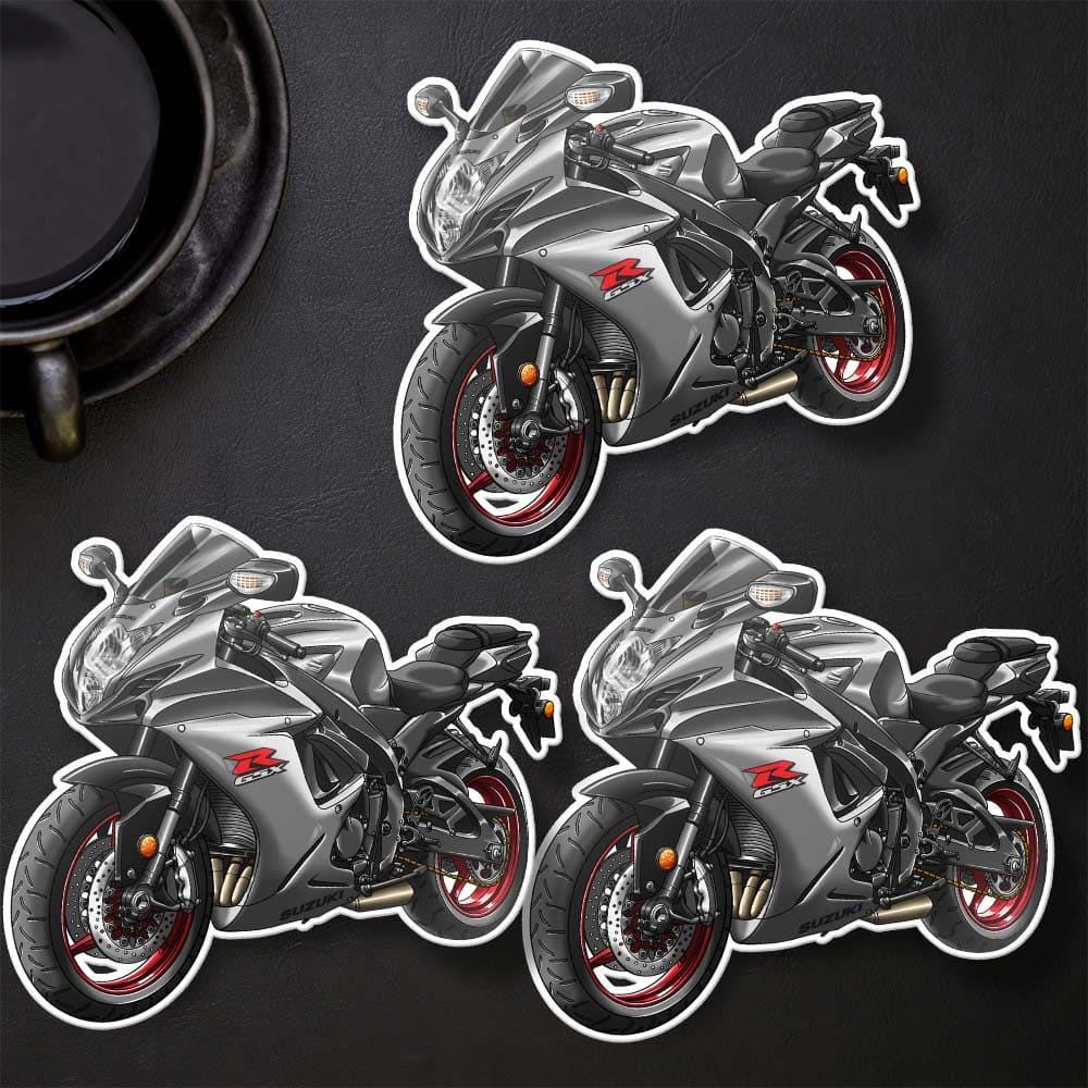Suzuki GSX-R600 2016-18 Inspired Stickers - Set of 3 Biker Motorcycle Decals