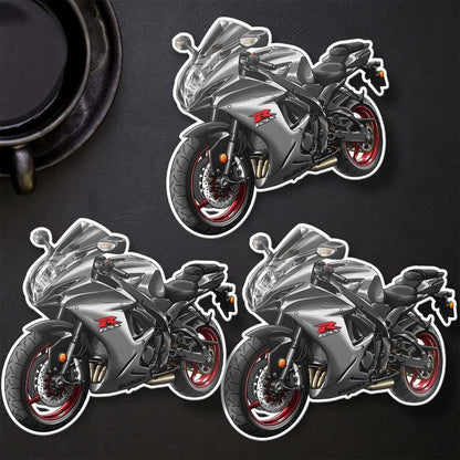 Suzuki GSX-R600 2016-18 Inspired Stickers - Set of 3 Biker Motorcycle Decals