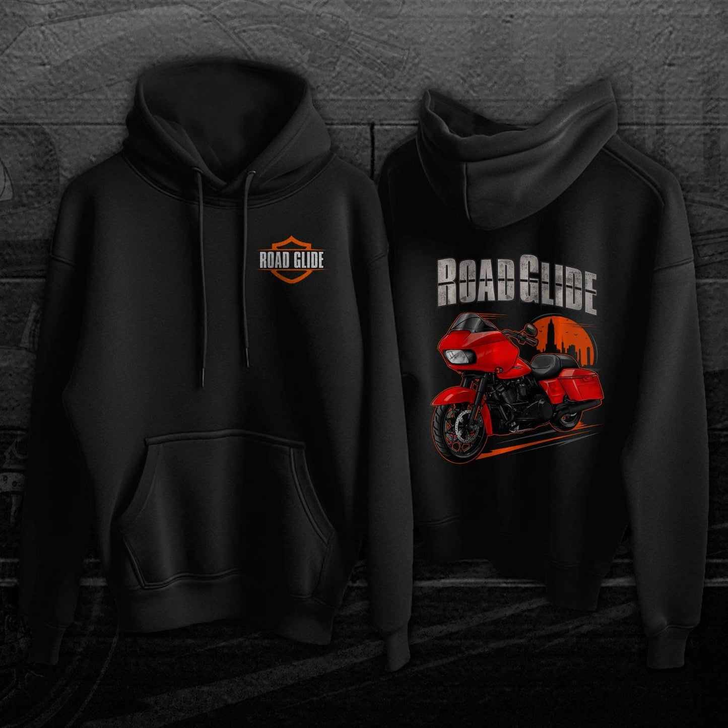 Harley Road Glide Special FLTRXS Hoodie 2017 - 2019 - Biker Motorcycle Sweatshirt