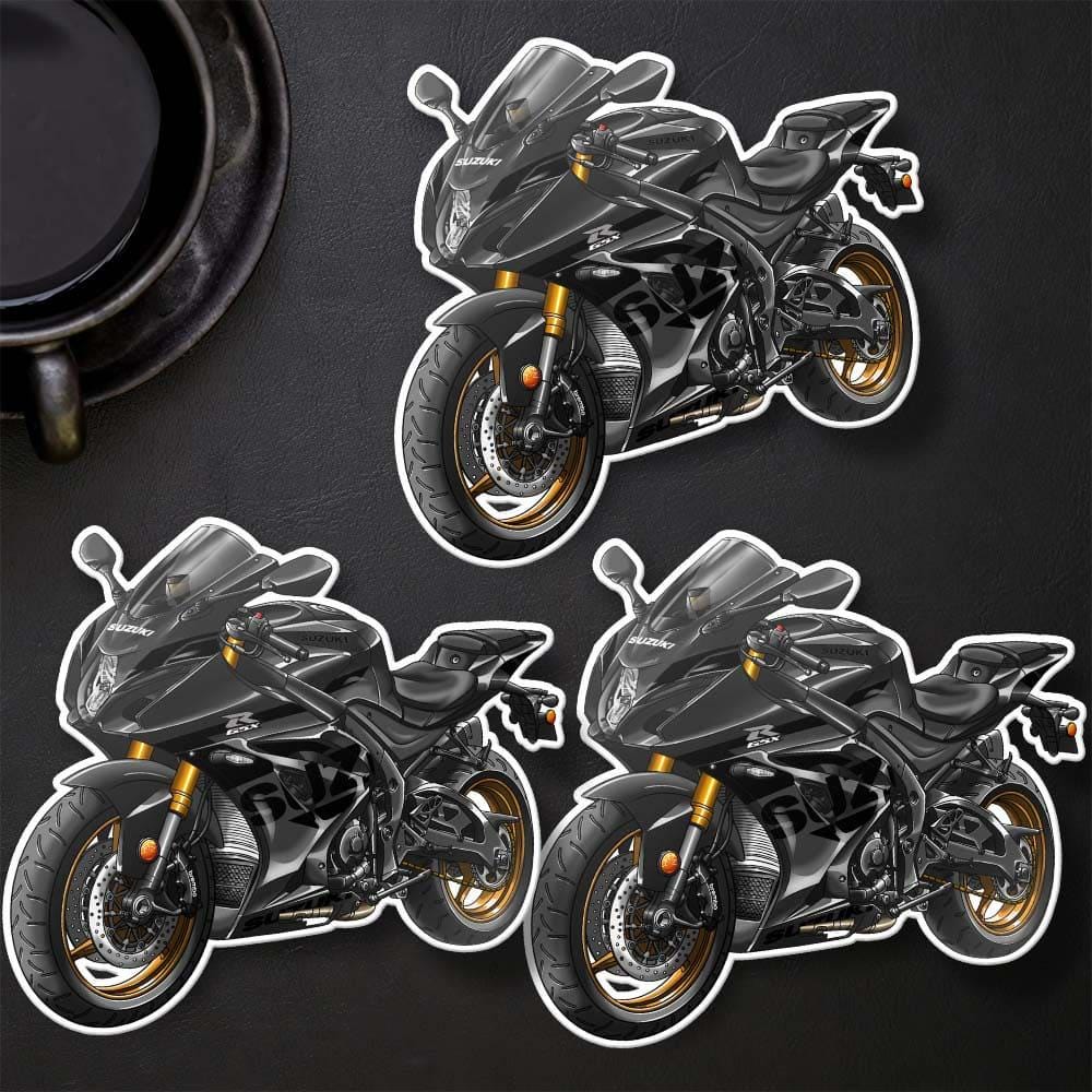 Suzuki GSXR 1000 2021-23 Inspired Stickers - Set of 3 Motorcycle Decals
