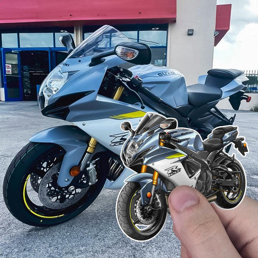 Suzuki GSX-R750 2024 Inspired Stickers - Set of 3 Motorcycle Decals