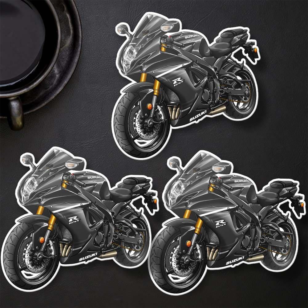 Suzuki GSX-R750 2024 Inspired Stickers - Set of 3 Motorcycle Decals