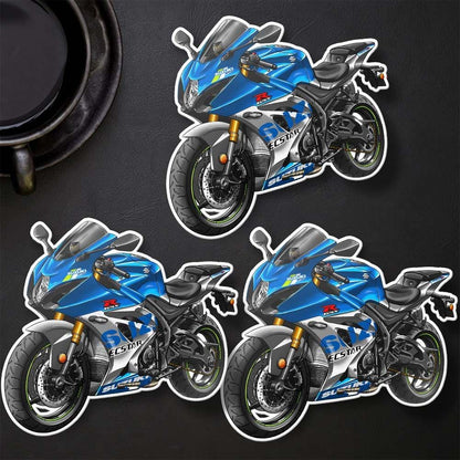 Suzuki GSXR 1000 2021-23 Inspired Stickers - Set of 3 Motorcycle Decals