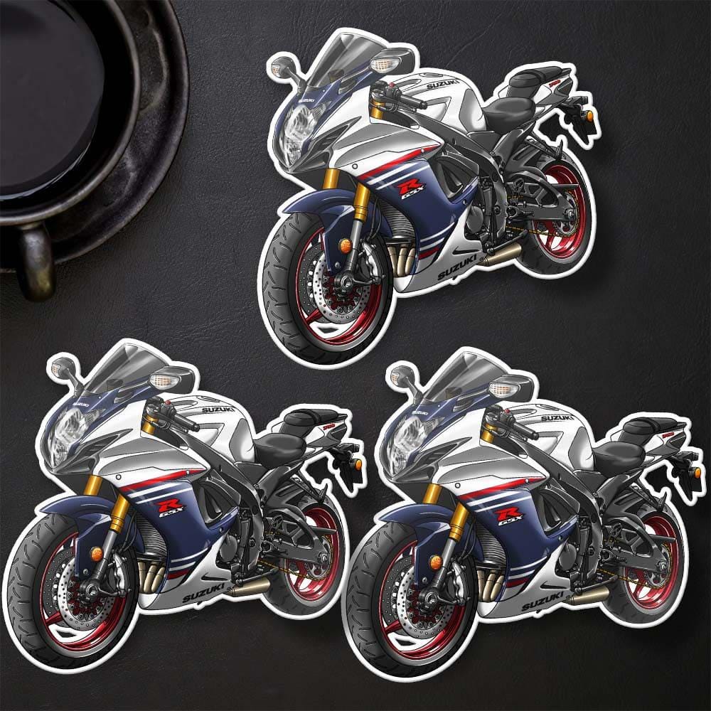 Suzuki GSX-R750 2024 Inspired Stickers - Set of 3 Motorcycle Decals