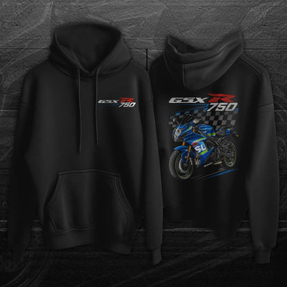 Suzuki GSX-R750 2017-20 Inspired Hoodie - Motorcycle Sweatshirt