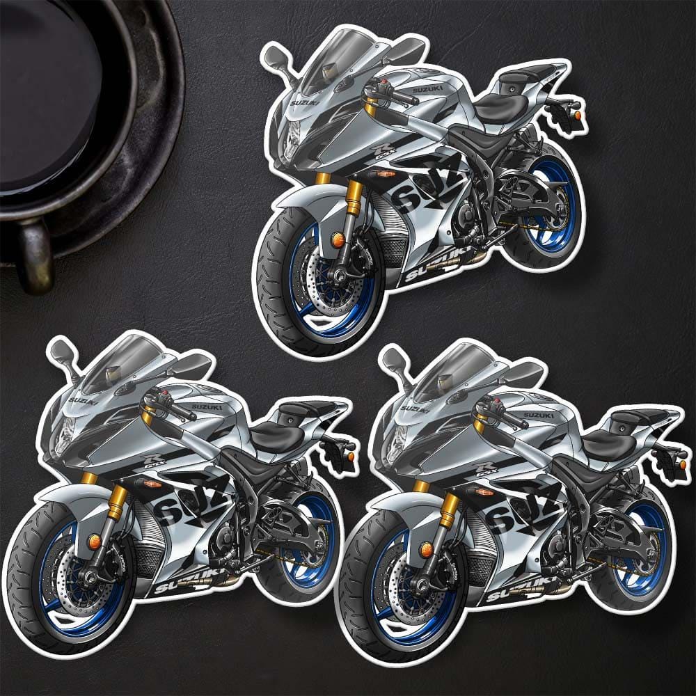 Suzuki GSXR 1000 2021-23 Inspired Stickers - Set of 3 Motorcycle Decals