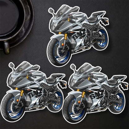 Suzuki GSXR 1000 2021-23 Inspired Stickers - Set of 3 Motorcycle Decals