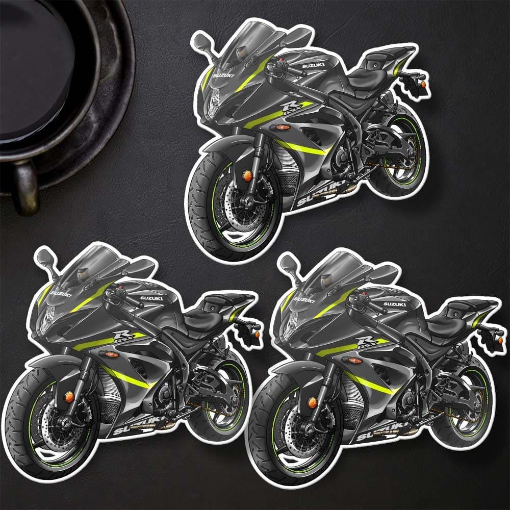 Suzuki GSXR 1000 2021-23 Inspired Stickers - Set of 3 Motorcycle Decals